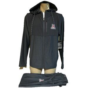 NEW Arizona Wildcats Colosseum Windbreaker Pullover Jacket Pants Suit Mens L